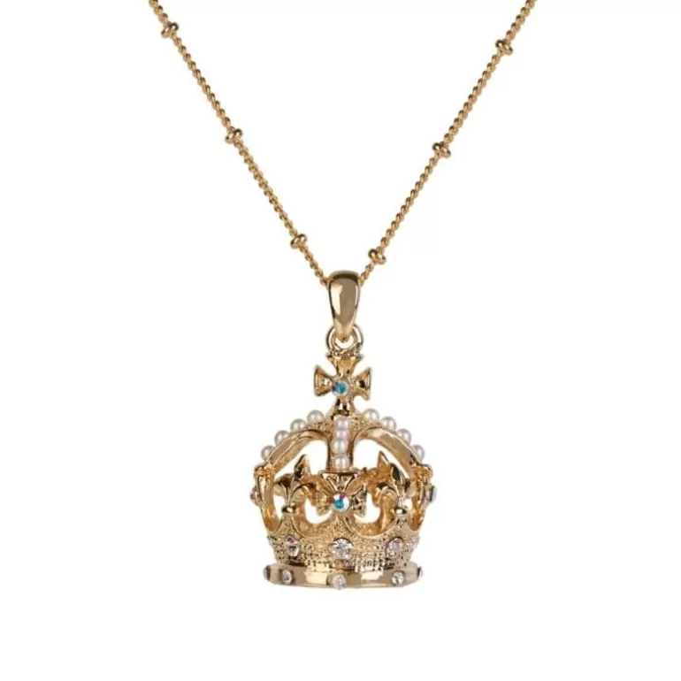 Royal Collection Shop Necklaces*Gold Crown Necklace