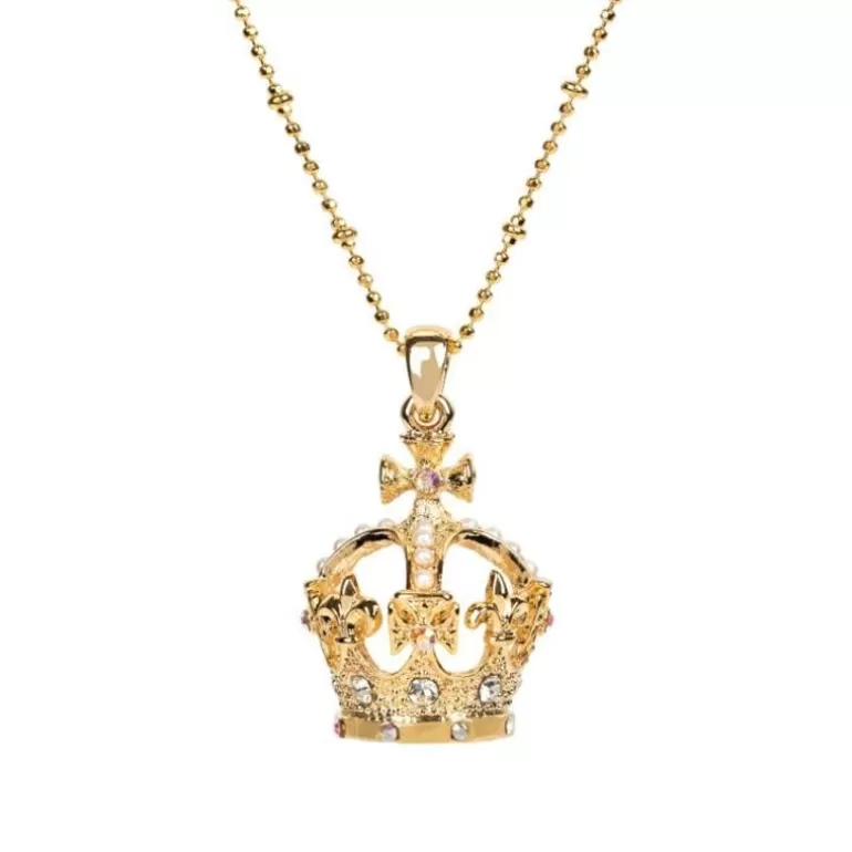 Royal Collection Shop Necklaces*Gold Crown Necklace