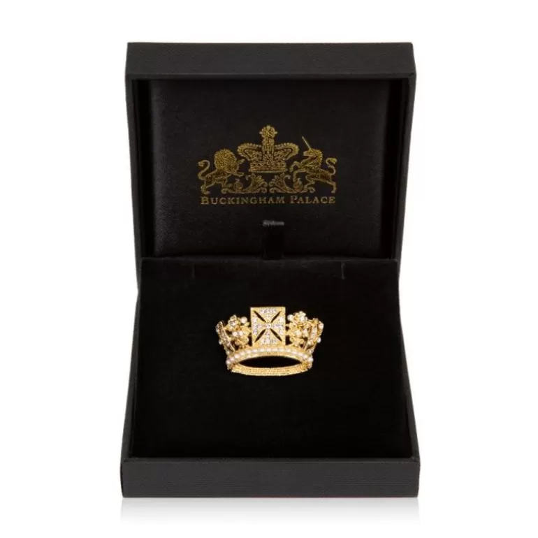 Royal Collection Shop Brooches*Gold Diadem Crown Brooch