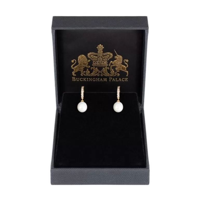 Royal Collection Shop Earrings*Gold Pearl Earrings