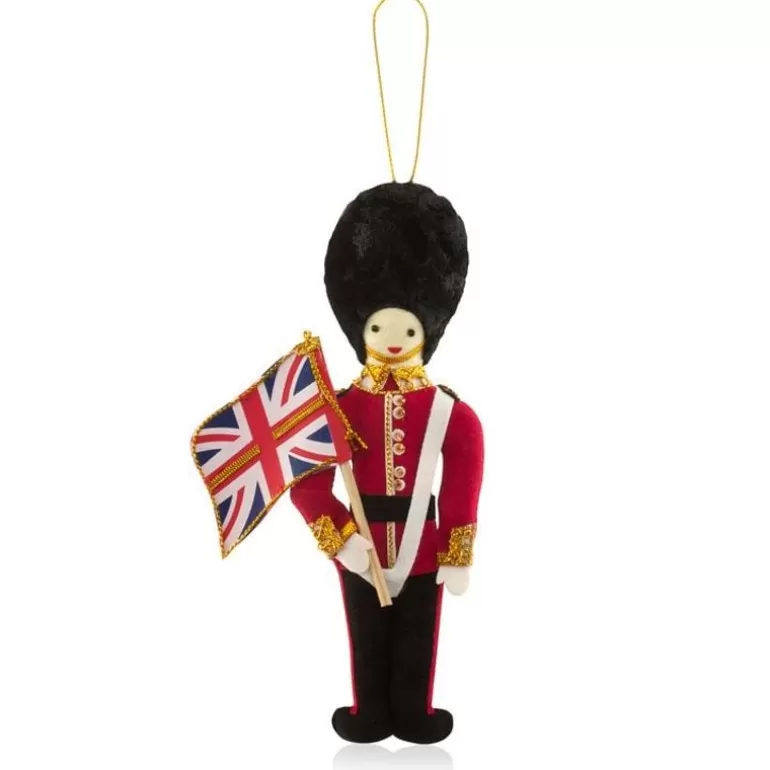 Royal Collection Shop Decorations*Guardsman Decoration With Flag