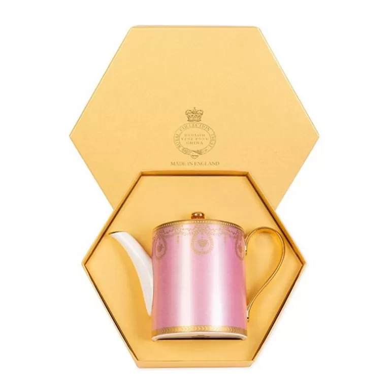 Royal Collection Shop Afternoon Tea*Imperial Russian Pink Coffee Pot