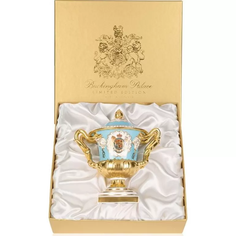 Royal Collection Shop Coat Of Arms*Limited Edition Coat Of Arms Gadroon Vase