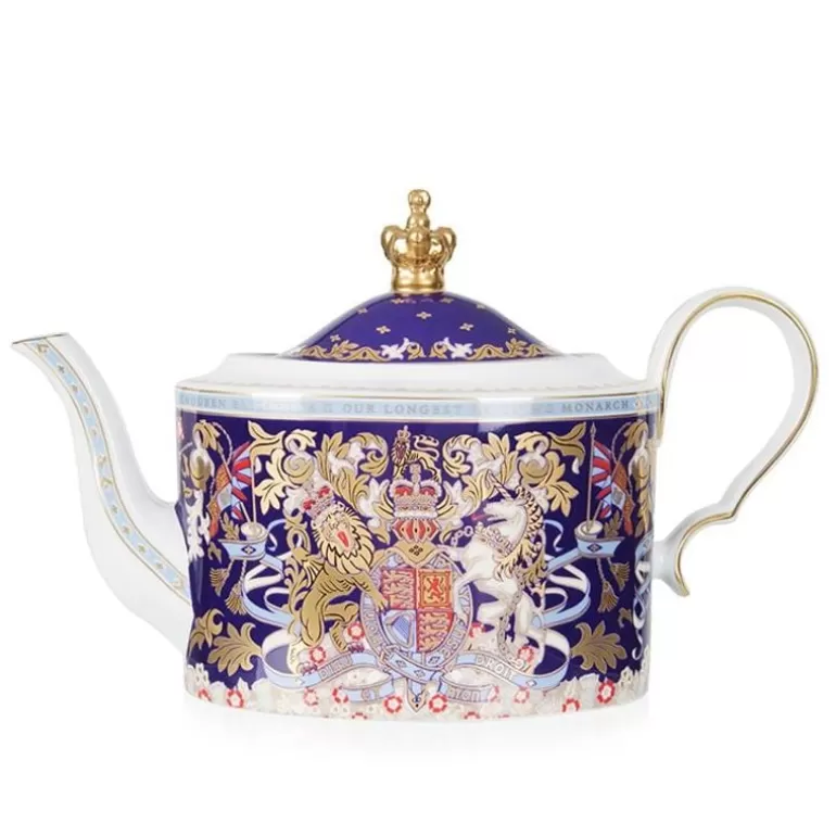 Royal Collection Shop Teapots*Longest Reigning Monarch 6 Cup Teapot