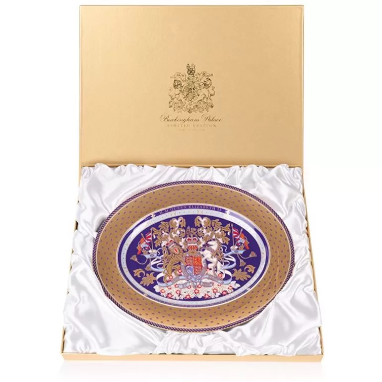 Royal Collection Shop Plates & Bowls*Longest Reigning Monarch Oval Charger