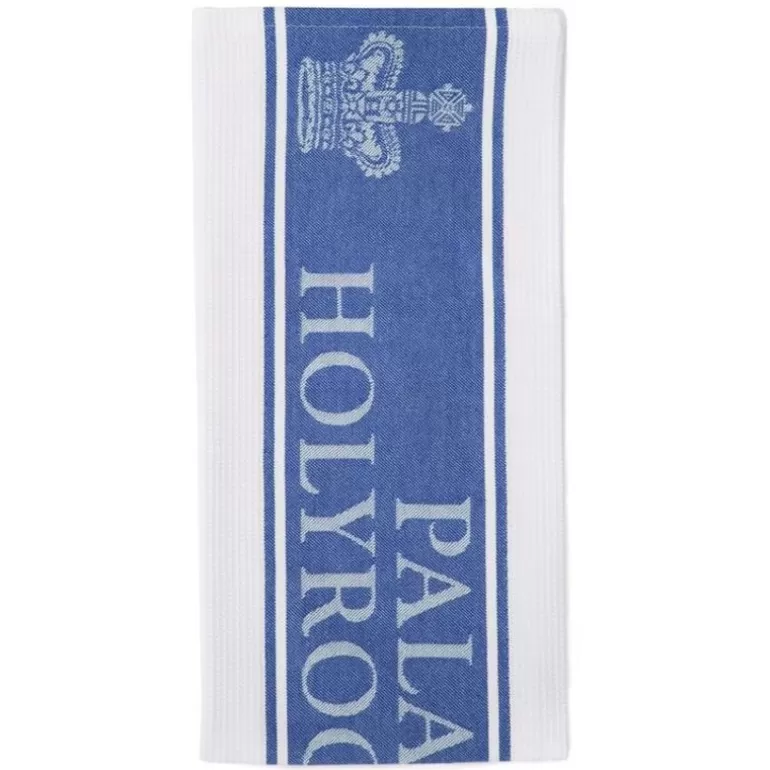 Royal Collection Shop Breakfast Table*Palace Of Holyroodhouse Blue Waffle Tea Towel