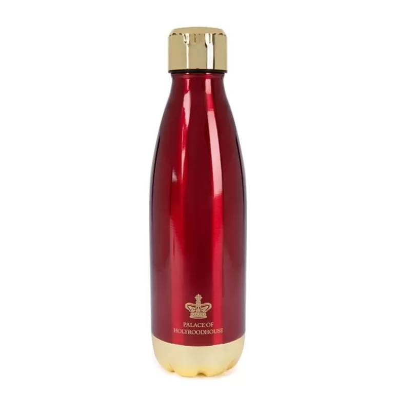 Royal Collection Shop Picnics*Palace Of Holyroodhouse Red Metal Water Bottle