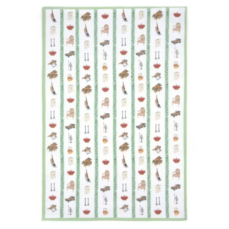 Royal Collection Shop Home Linens*Queen Mary'S Dolls' House Tea Towel