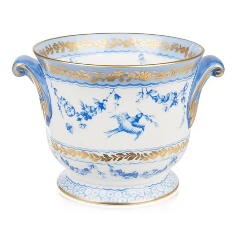 Royal Collection Shop Royal Birdsong*Royal Birdsong Gilded Cachepot