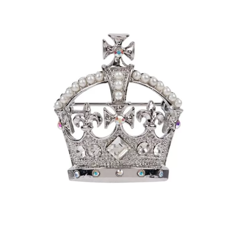 Royal Collection Shop Brooches*Silver Crown Brooch