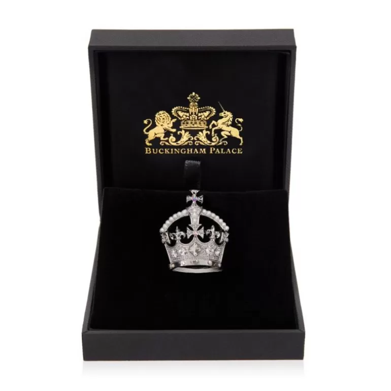 Royal Collection Shop Brooches*Silver Crown Brooch