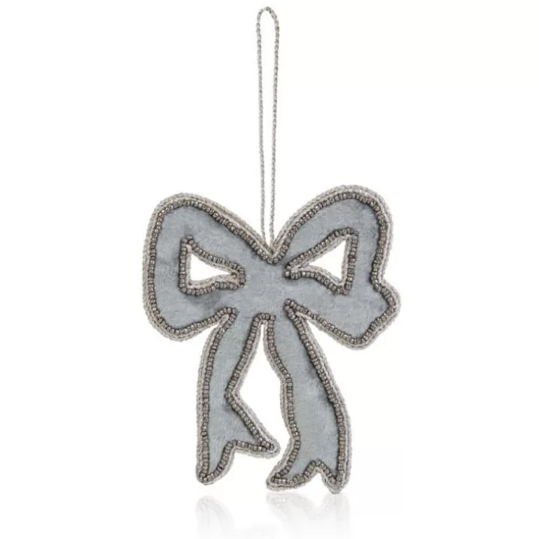 Royal Collection Shop Decorations*Style & Society Grey Bow Decoration