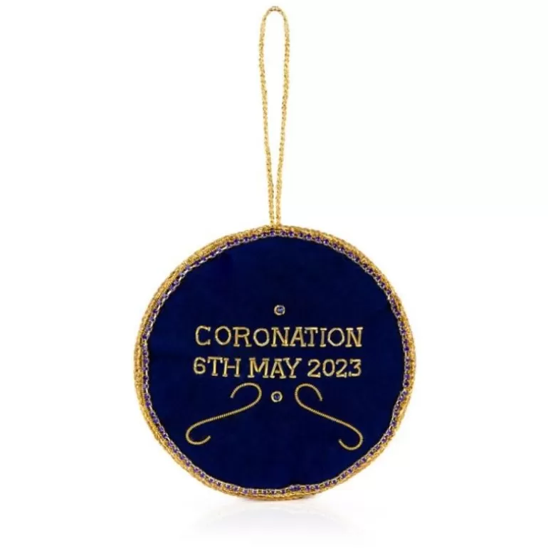 Royal Collection Shop His Majesty The King'S 75Th Birthday*The Coronation Coat Of Arms Decoration