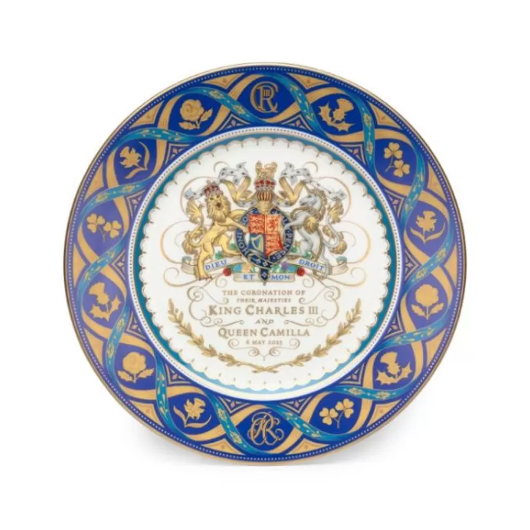 Royal Collection Shop Plates & Bowls*The Coronation Dessert Plate