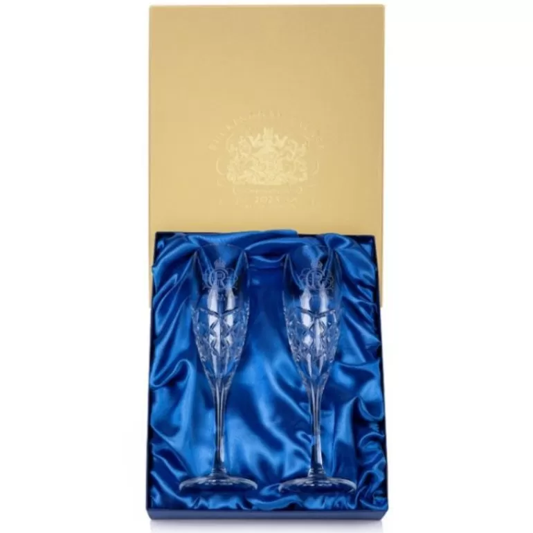 Royal Collection Shop Wine & Spirits*The Coronation Limited Edition Champagne Flutes