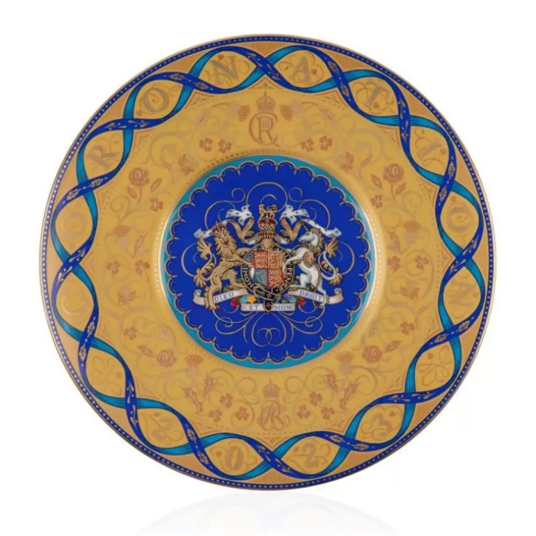 Royal Collection Shop Plates & Bowls*The Coronation Limited Edition Disc Plate