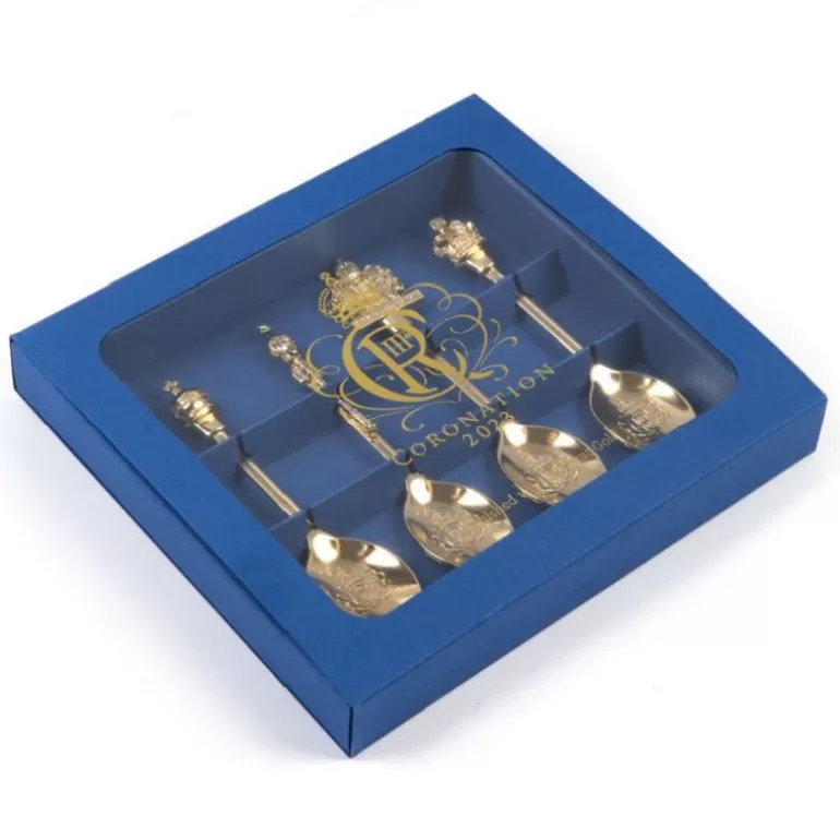 Royal Collection Shop Afternoon Tea*The Coronation Set Of Spoons