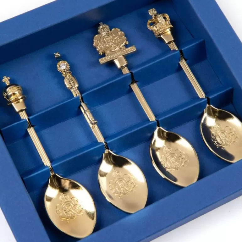 Royal Collection Shop Afternoon Tea*The Coronation Set Of Spoons