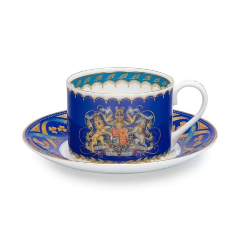 Royal Collection Shop Cups & Saucers*The Coronation Teacup And Saucer