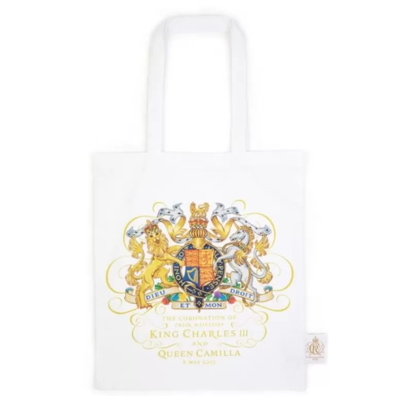 Royal Collection Shop Bags*The Coronation White Tote Bag