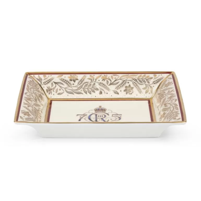 Royal Collection Shop His Majesty The King'S 75Th Birthday*The King'S 75Th Birthday Limited Edition Red Tray