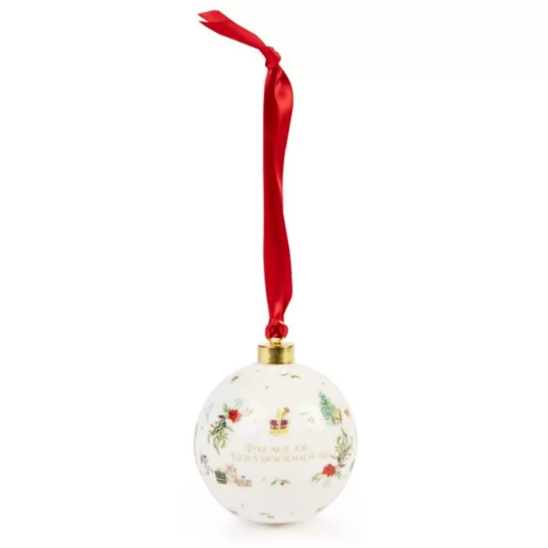 Royal Collection Shop Decorations*The Palace Of Holyroodhouse Fine Bone China Bauble