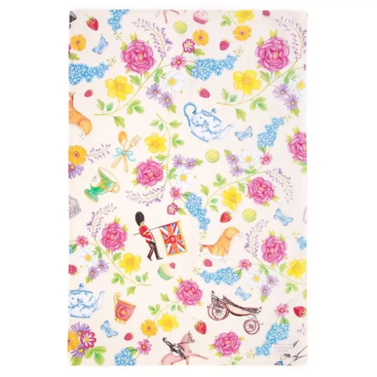 Royal Collection Shop Home Linens*The Summertime Cream Tea Towel