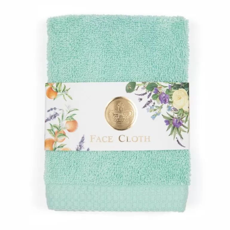 Royal Collection Shop Home Linens*Turquoise Face Cloth