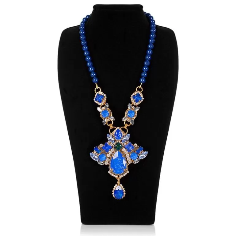 Royal Collection Shop Vicki Sarge*Vicki Sarge Large Blue Necklace