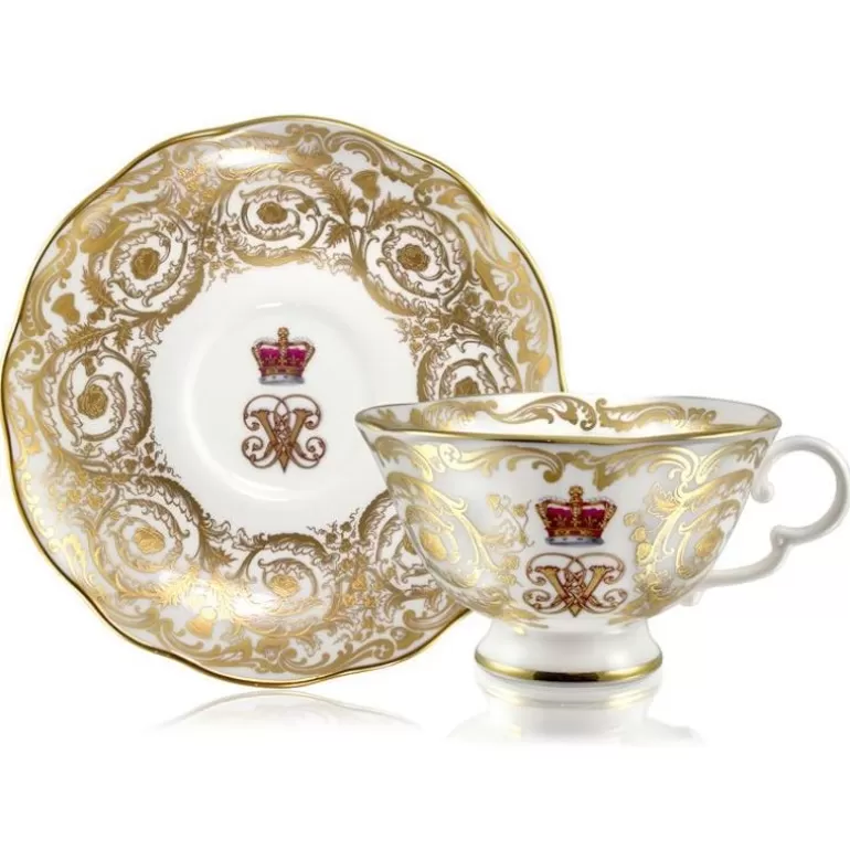 Royal Collection Shop Afternoon Tea*Victoria And Albert Teacup And Saucer