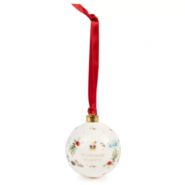 Royal Collection Shop Decorations*Windsor Castle Fine Bone China Bauble