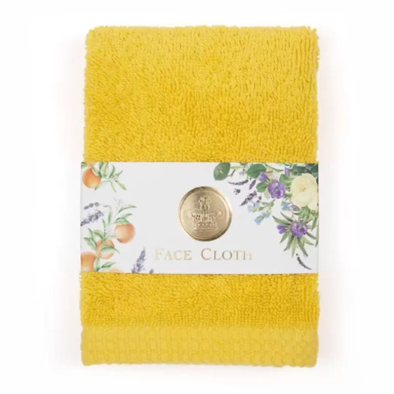 Royal Collection Shop Home Linens*Yellow Face Cloth